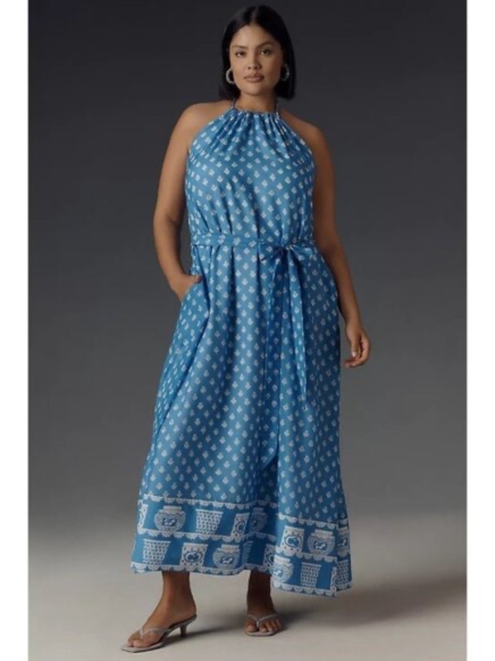 NWT Rachel Antonoff Rainey Halter Dress XLP